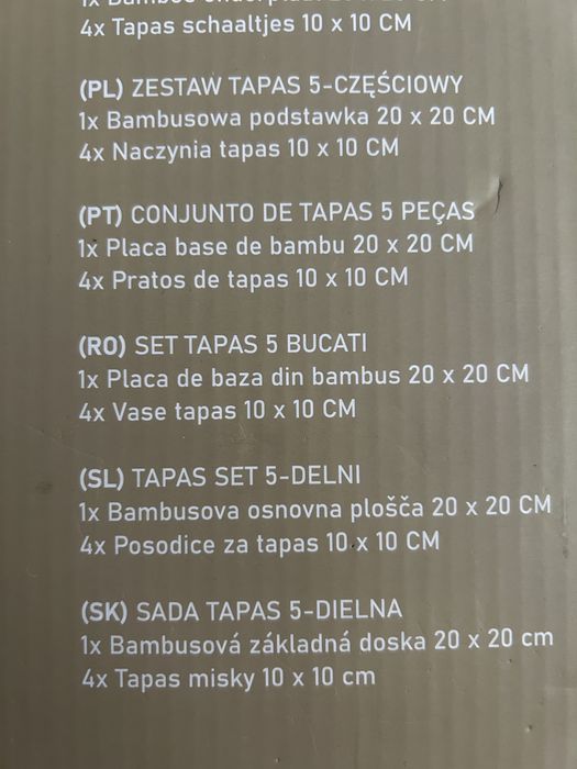Set boluri tapas / Gustari