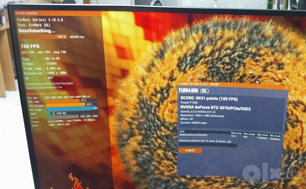 Rtx 3070 8gb ddr6