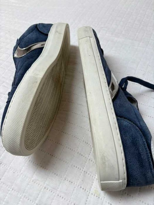 Tenisi piele Voile Blanche, Leather Luxury Sneakers, 42