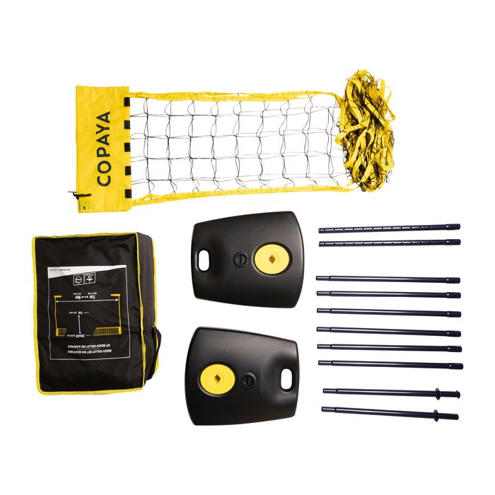 Set de volei pe plajă, lungime reglabilă, - produs resigilat Decathlon