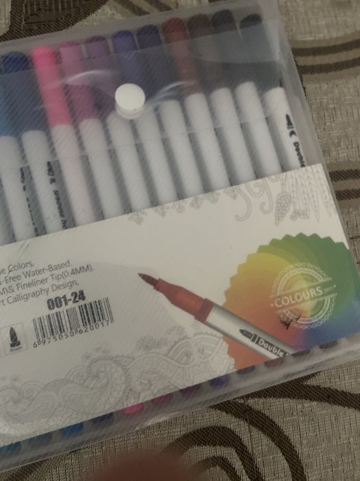 Фломастеры двусторонние