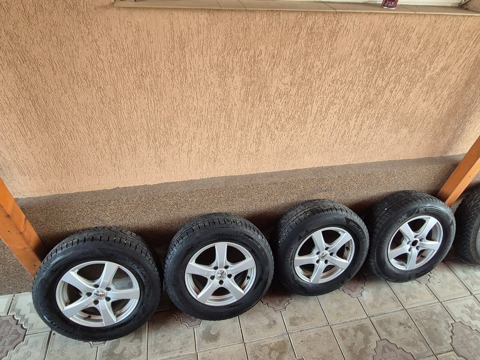 Jante 5X108+Anvelope M+S-215/70/16-Ford Kuga,Volvo,Renault,etc