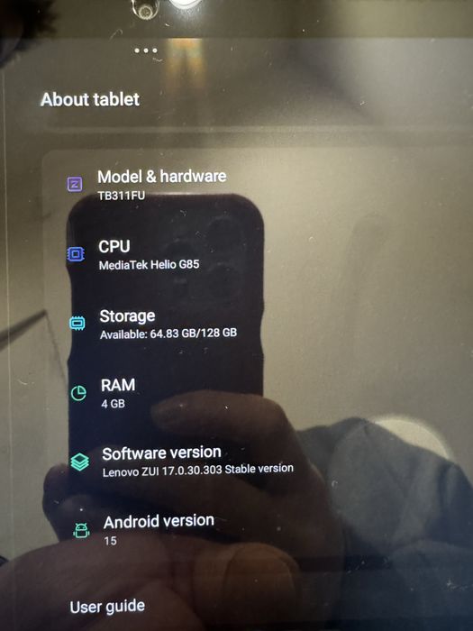 Tableta Lenovo Tab TB311FU + Clear Case cadou