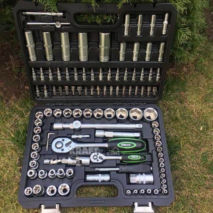 НЕМСКО Гедоре King STD 108 Части С Тресчотка 1/2 и 1/4 + ЛЕД ФЕНЕР