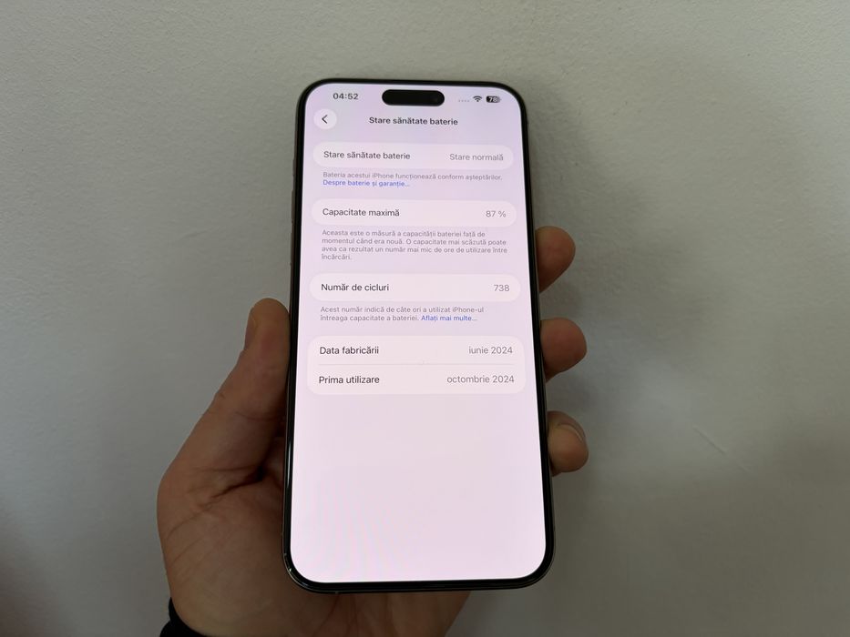 Iphone 15 Pro Max, 256 gb, Natural Titanium
