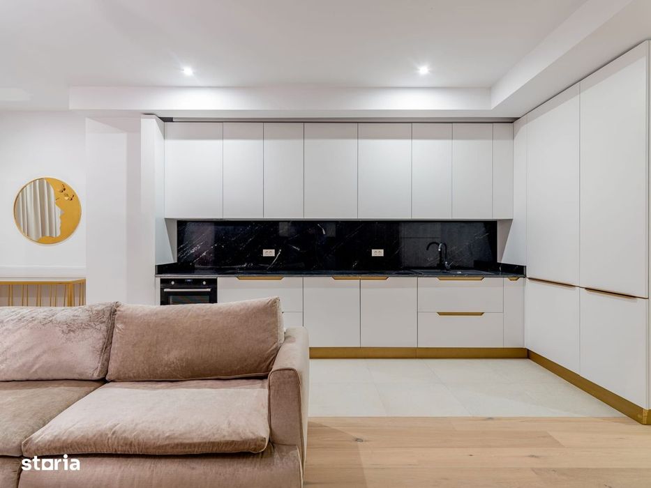 Apartament de lux Herăstrău | Șemineu & Terasă 45 mp