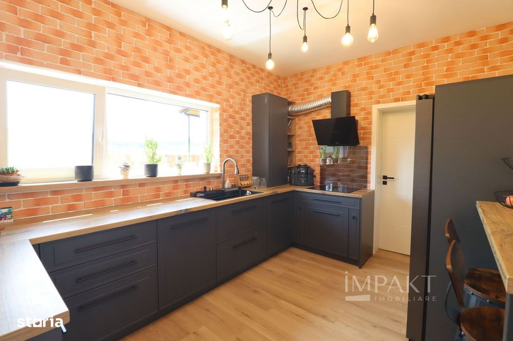 Duplex superb la vanzare, finisat, mobilat, utilat, situat in Chinteni