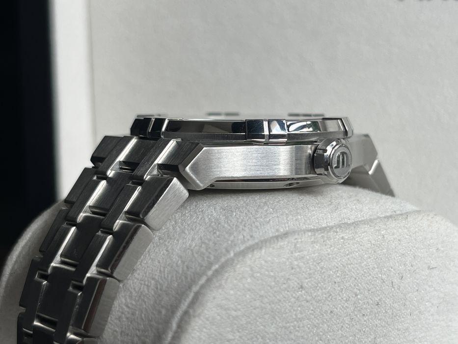 Maurice Lacroix Aikon 39mm Blue Automatic + оригинална гумена каишка