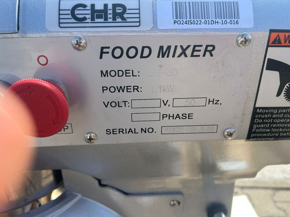 Mixer planetar profesional 30 l, 1100W