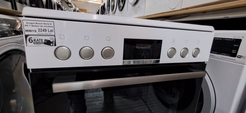 Nou Aragaz Electric  Bosch cu plita Vitroceramica seria 4 66l Import Germania Garanție MM19