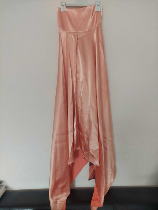 Дамска сатенена рокля