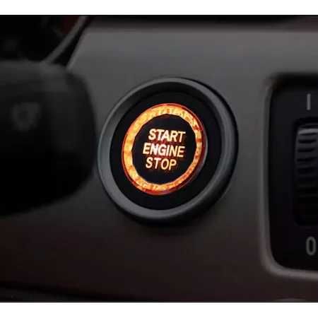 Buton Pornire Start Stop Cristal BMW Seria E , Negru Rosu Albastru