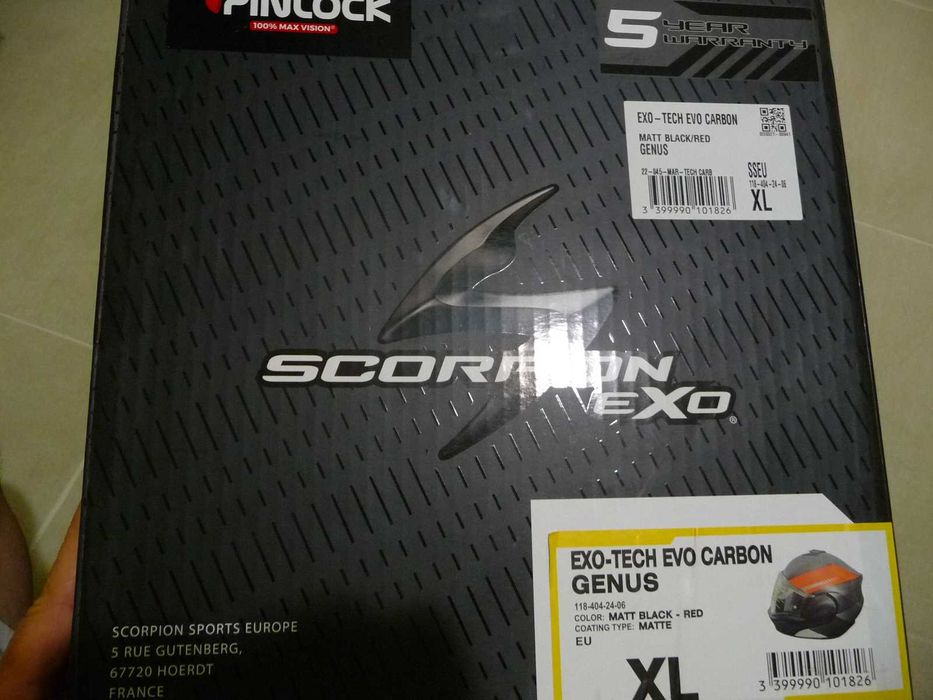 Scorpion Exo-Tech Evo Top Carbon