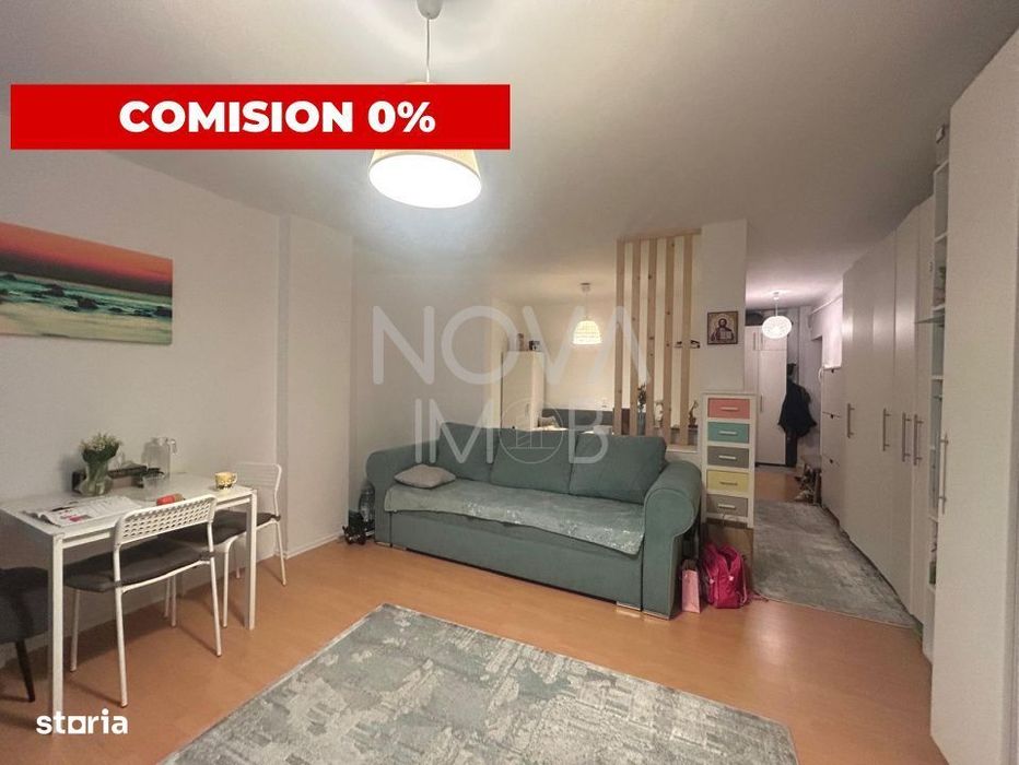 Apartament cu 1 camera, etaj intermediar, mobilat si utilat