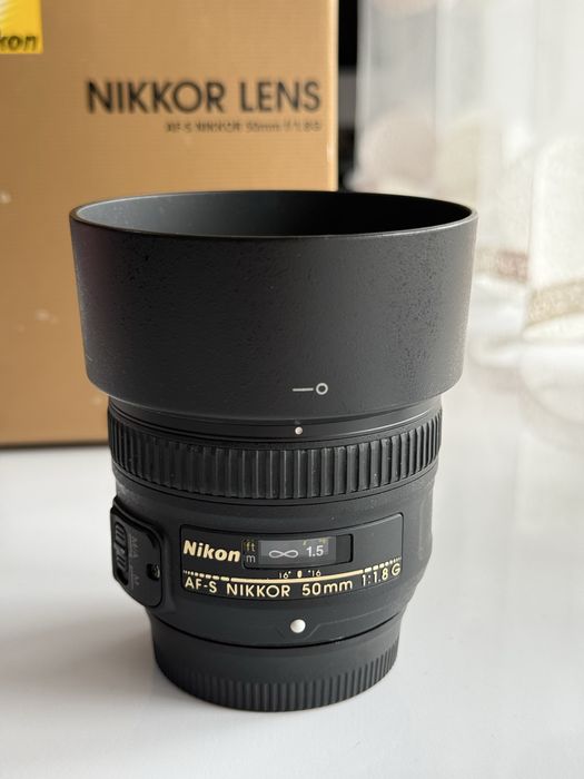 Nikon 50 mm, 1.8G