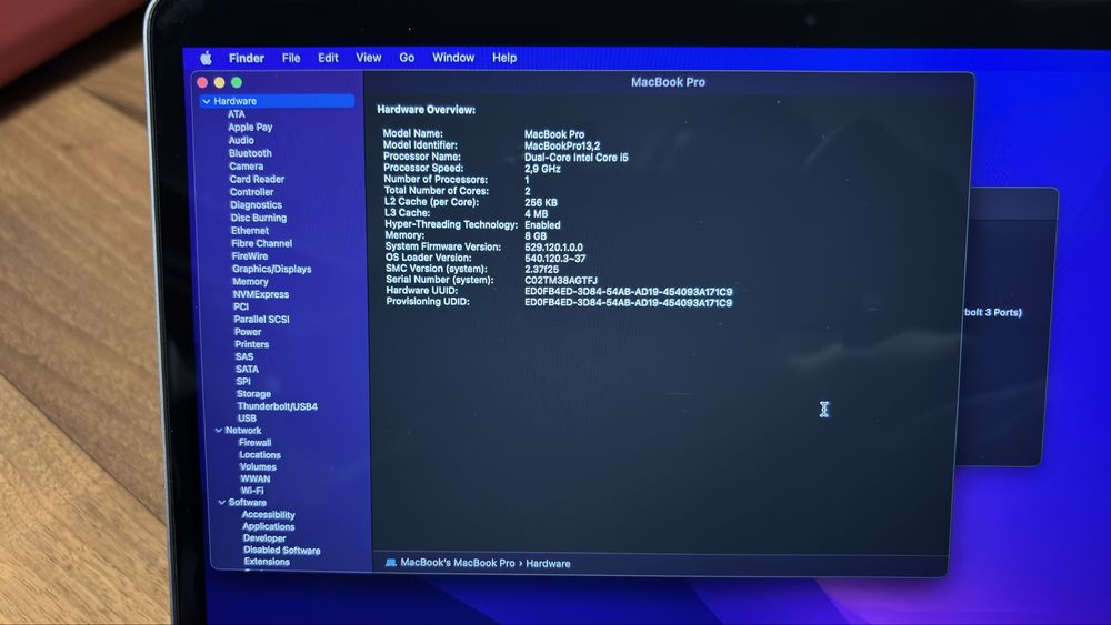 Macbook Pro Touch Bar i5 retina