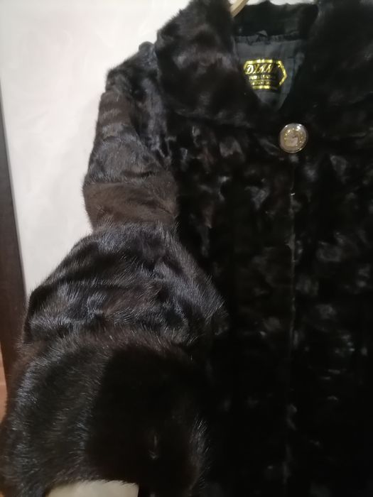 Норковая шуба стриженная