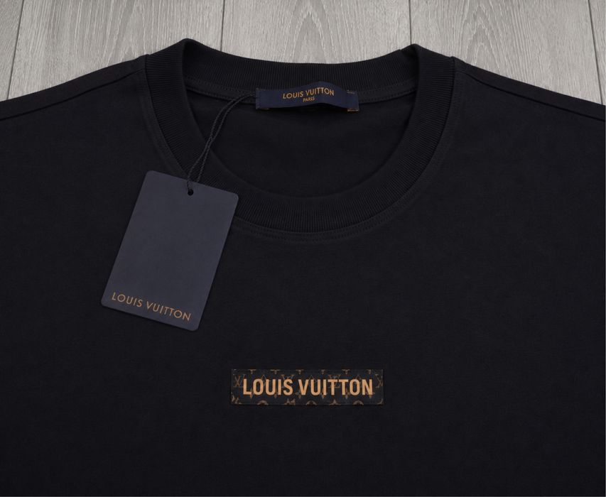 НАМАЛЕНИЕ! Маркови мъжки тениски - Louis Vuitton черен цвят. НОВО!