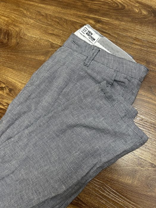 серые итальянские брюки, just