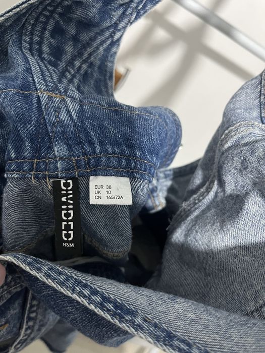 Salopetă scurtă din denim H&M mărimea 38