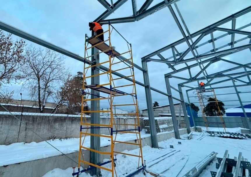 Металлоконструкции ЛСТК ангары