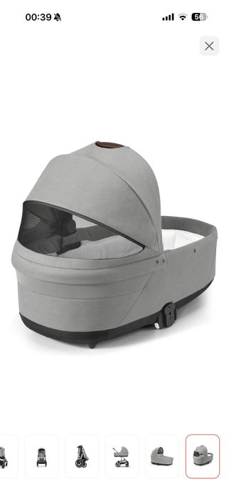 Коляска Cybex Balios S Lux SLV Stone Grey