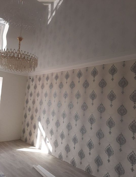 покраска стен и поклейка обоев