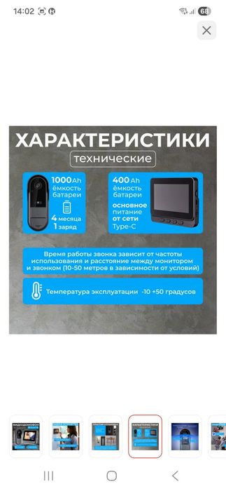 Видеодамафон смарт