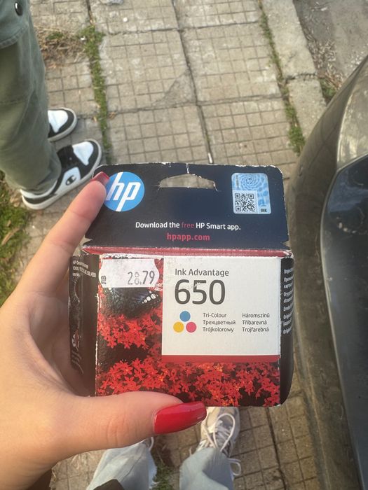 HP Ink Advantage 650 – цветна мастилена касета (Tri-Color)