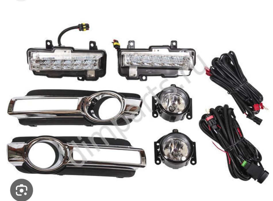 Комплект противотуманок на Pajero 4 2015 и выше