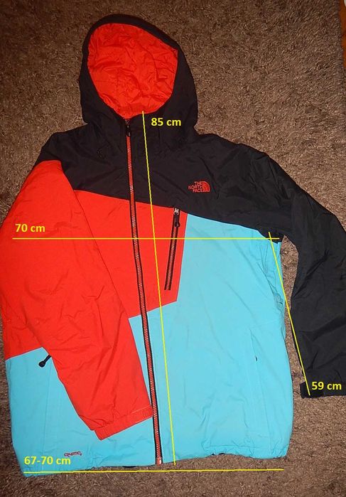 Geaca The North Face Gonzo HyVent cu fusta de zapada/aerisire. XL