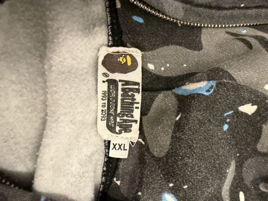 Hanorac Bape negru-albastru