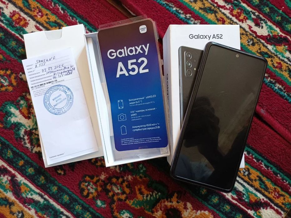 Samsung A52 ideal