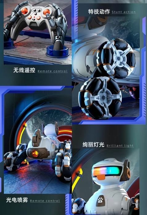 Интерактивная собака робот на пульте управления