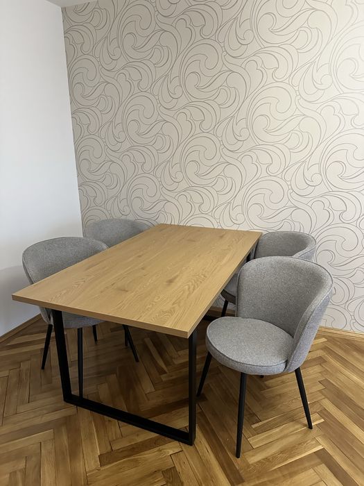 Vand masa 90x160 stejar cald/negru