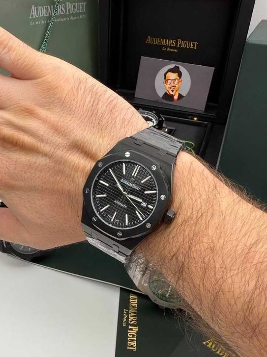audemars piguet royal oak черно/синьо