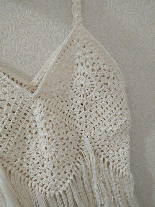 Стильный топ в стиле Бохо. Ручная работа