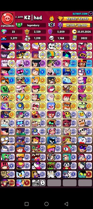 Аккаунт в Brawl Stars