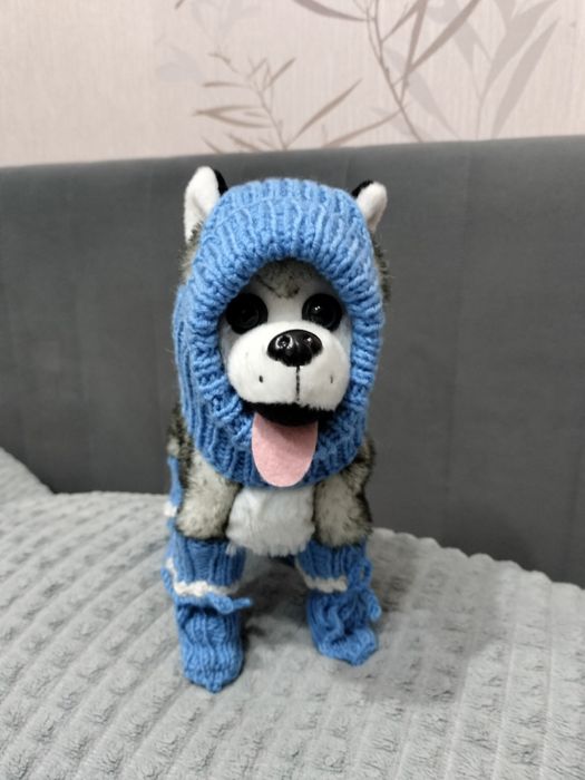 Продам вязаный комплект для маленьких собачек