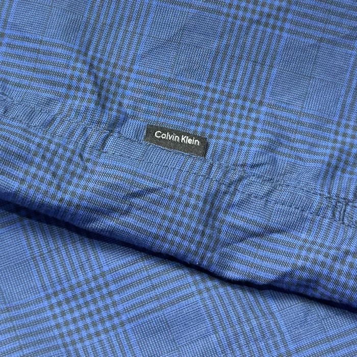 Мъжка риза Calvin Klein – Тъмносиньо каре - Размер М