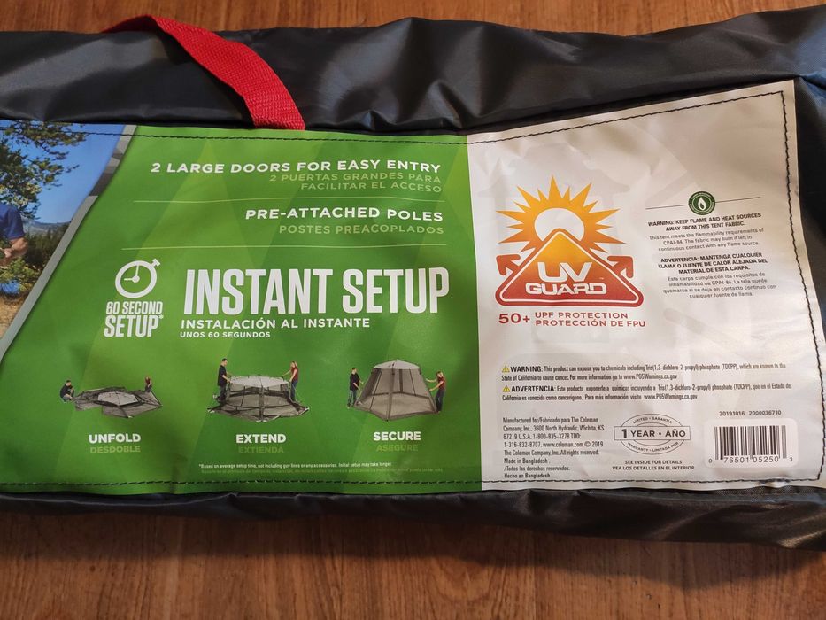 Umbrar Coleman cort pavilion 15x13 feet (4.5mx4m) instant pop-up NOU