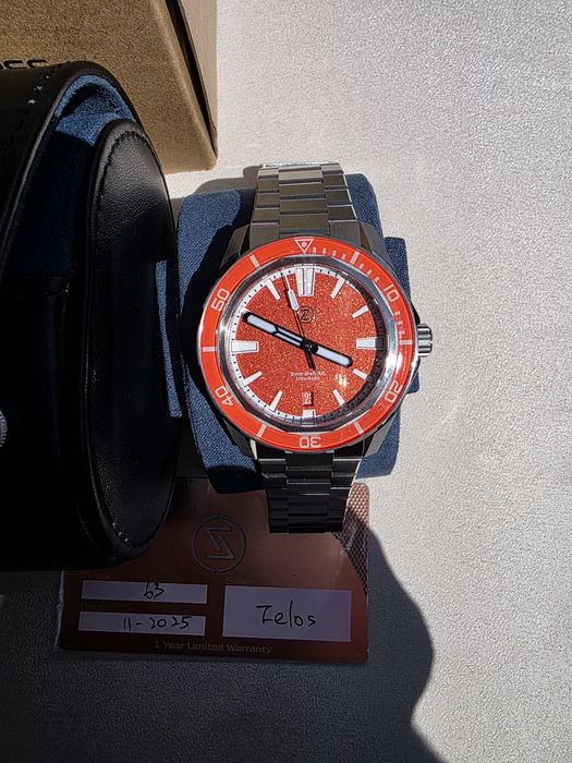 Zelos Swordfish 42mm SS 'Spark'