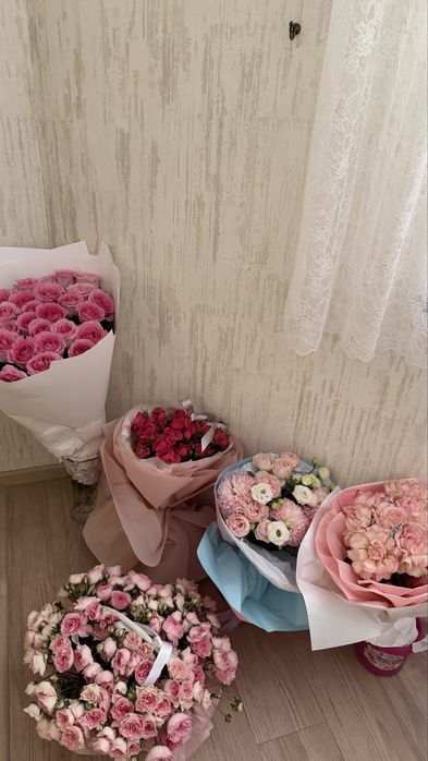 Букеты цветов свежие