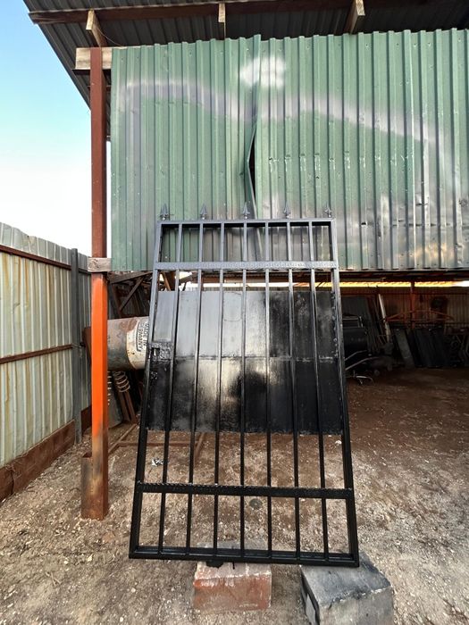 Ворота откатные вместе с забором