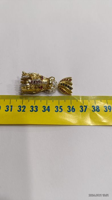 Vind închizătoare pentru colier din aur 14kt cu diamante