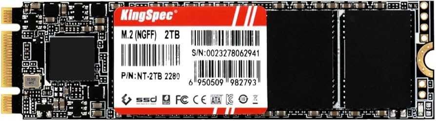 SSD 2 TB M.2 SATA3 Kingspec Nou