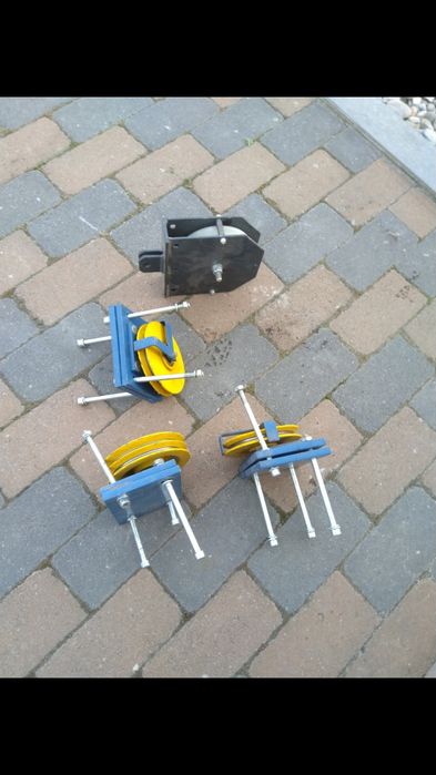 Role ghidare cablu electric / tras cabluri set 4 bucăți, profesionale