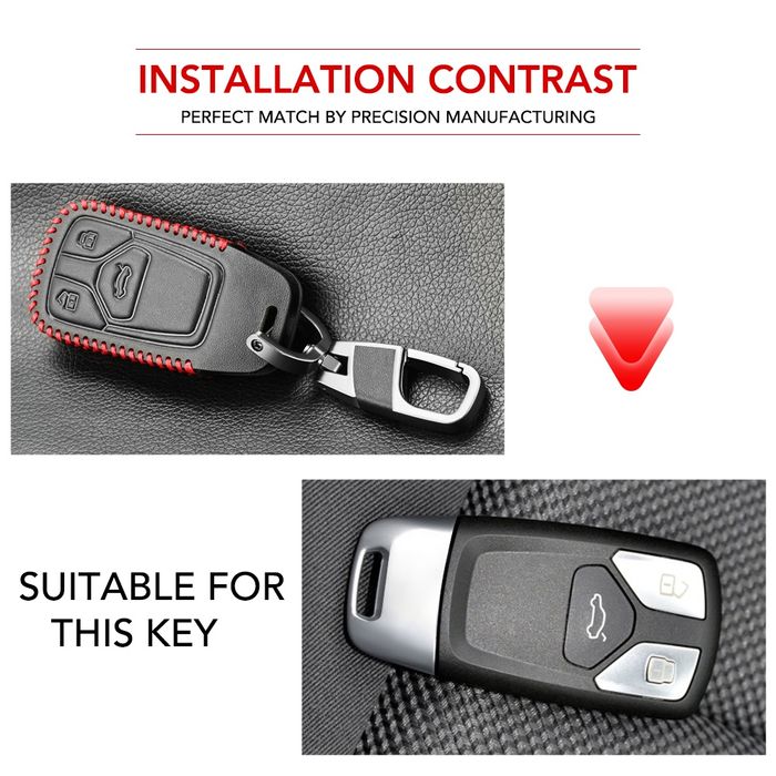 Кожен ключодържател audi ауди