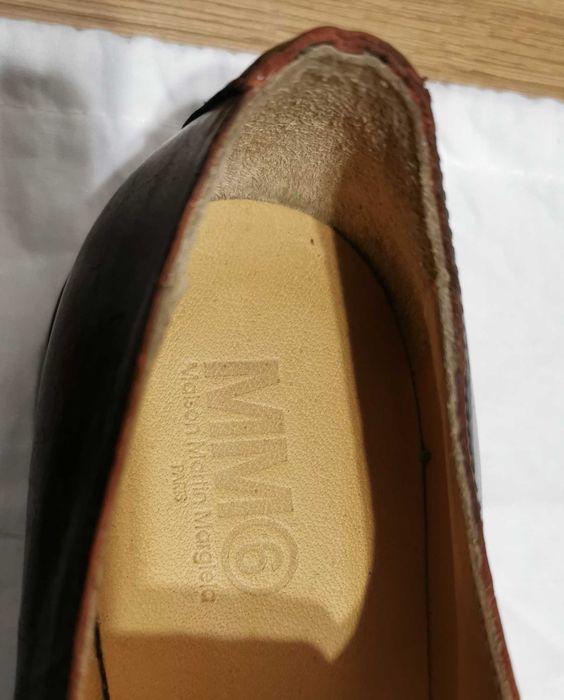 Pantofi dama Maison Margiela MM6 Dark Brown Leather 41 noi