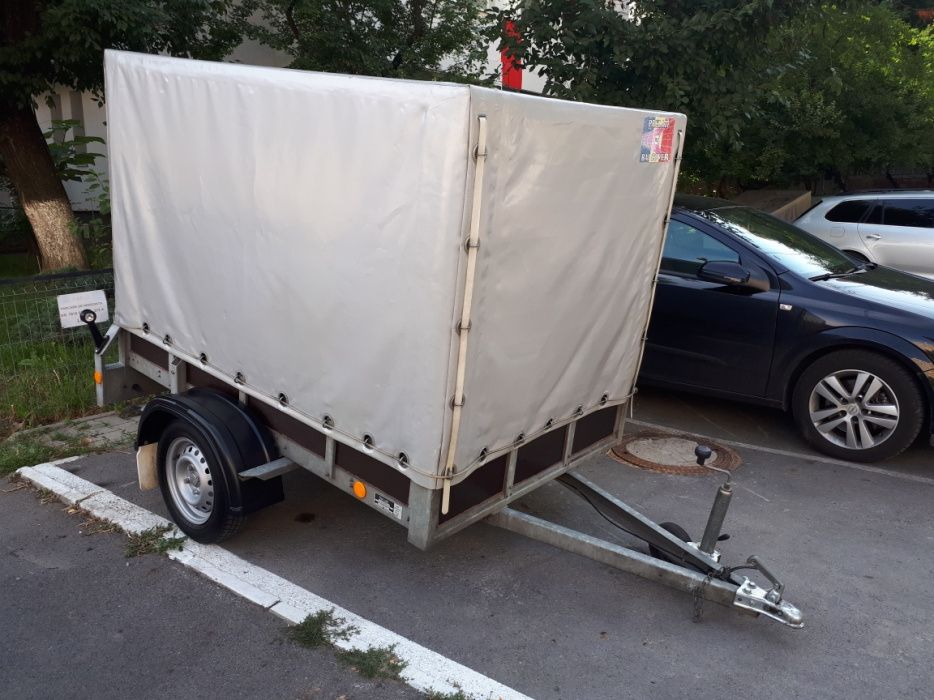 Inchirieri remorci auto 750 kg, transport moto/atv